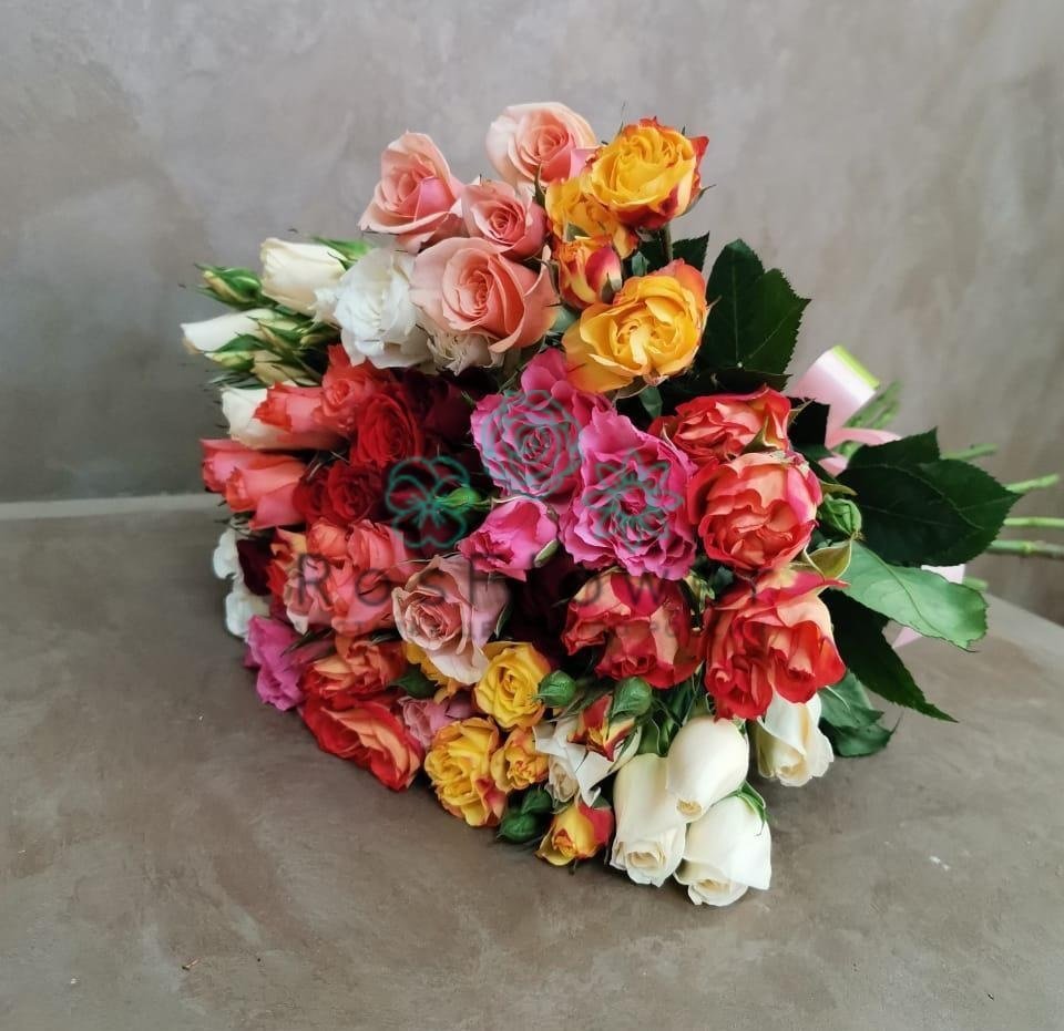 Букет цветов из: Розы в Преградной