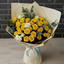 Букет цветов из:  Розы в Преградной