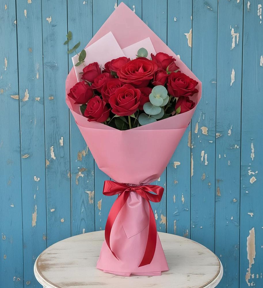 Букет цветов из: Розы в Преградной