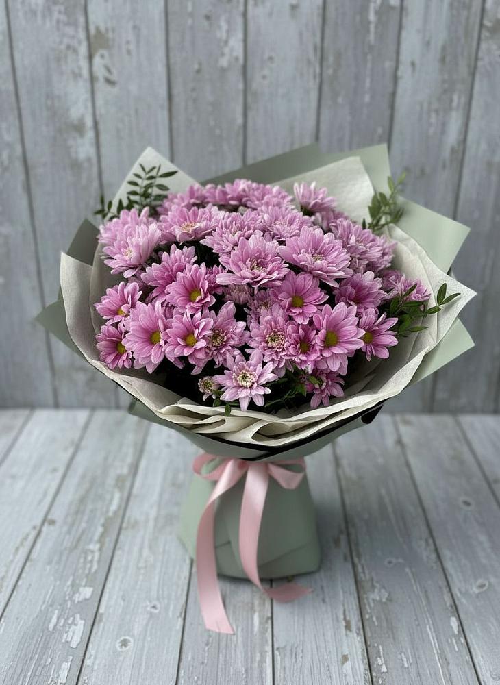 Букет цветов из: Хризантемы в Преградной
