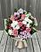 Букет цветов из: Альстромерии, Гвоздики, Розы и Хризантемы в Преградной
