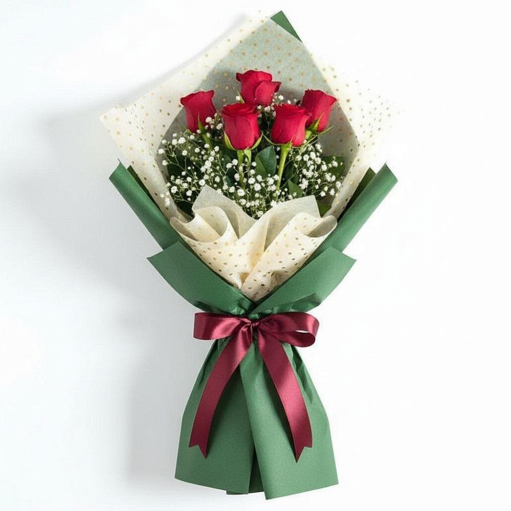 Букет цветов из: Розы в Преградной