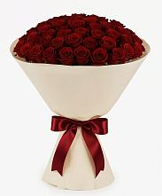Букет 101 Бордовая роза Блэк Бакарра в Преградной