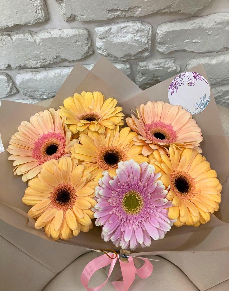 Букет цветов из: Герберы в Преградной
