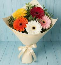 Букет цветов из:  Герберы в Преградной