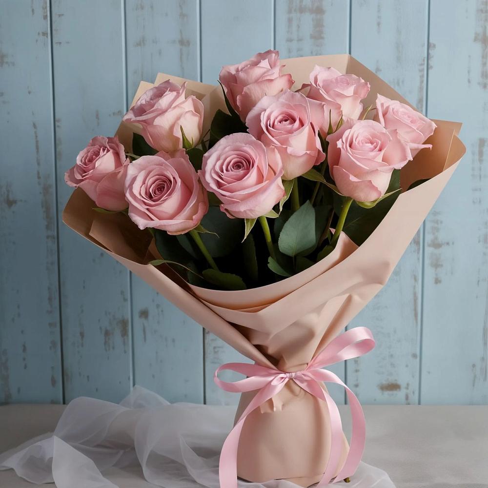 Букет цветов из: Розы в Преградной