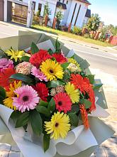 Букет цветов из:  Герберы #REPLACE_PRED# Преградной