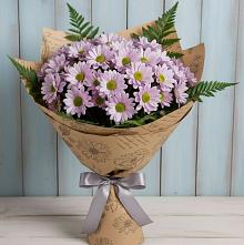 Букет цветов из:  Хризантемы в Преградной