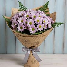 Букет цветов из:  Хризантемы в Преградной