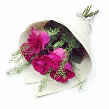 Букет цветов из:  Розы #REPLACE_PRED# Преградной