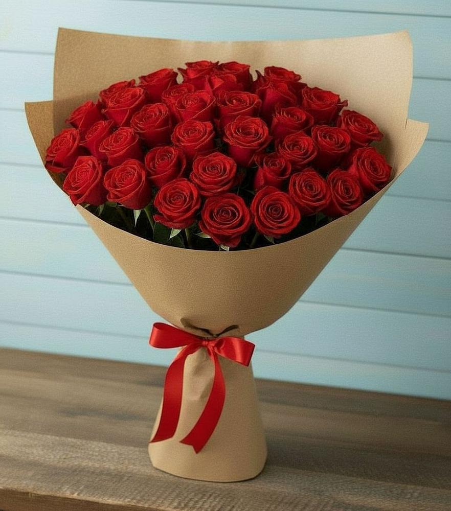 Букет Красные розы Милано в Преградной