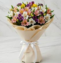 Букет цветов из:  Альстромерии #REPLACE_PRED# Преградной