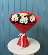 Букет цветов из:  Хризантемы в Преградной