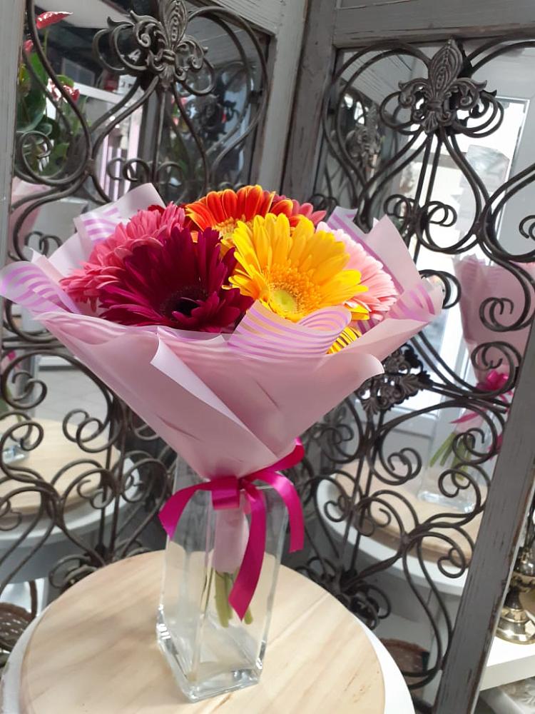 Букет цветов из: Герберы в Преградной