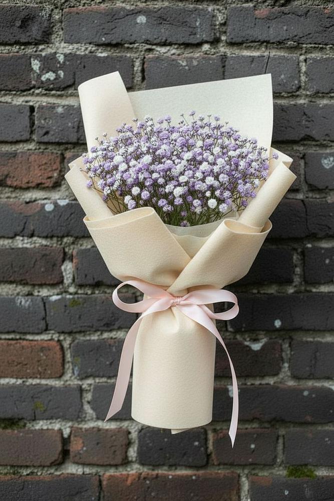 Букет цветов из: Гипсофила в Преградной