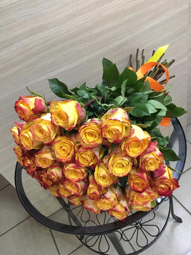 Букет Желтые розы в Преградной