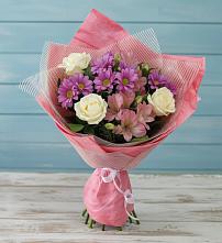 Букет цветов из:  Герберы в Преградной