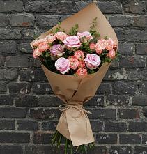 Букет цветов из:  Розы #REPLACE_PRED# Преградной