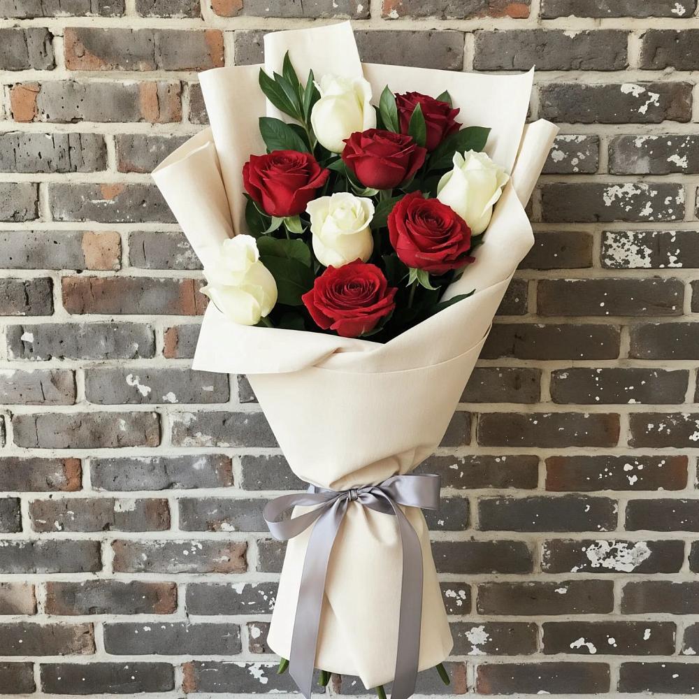 Букет цветов из: Розы в Преградной