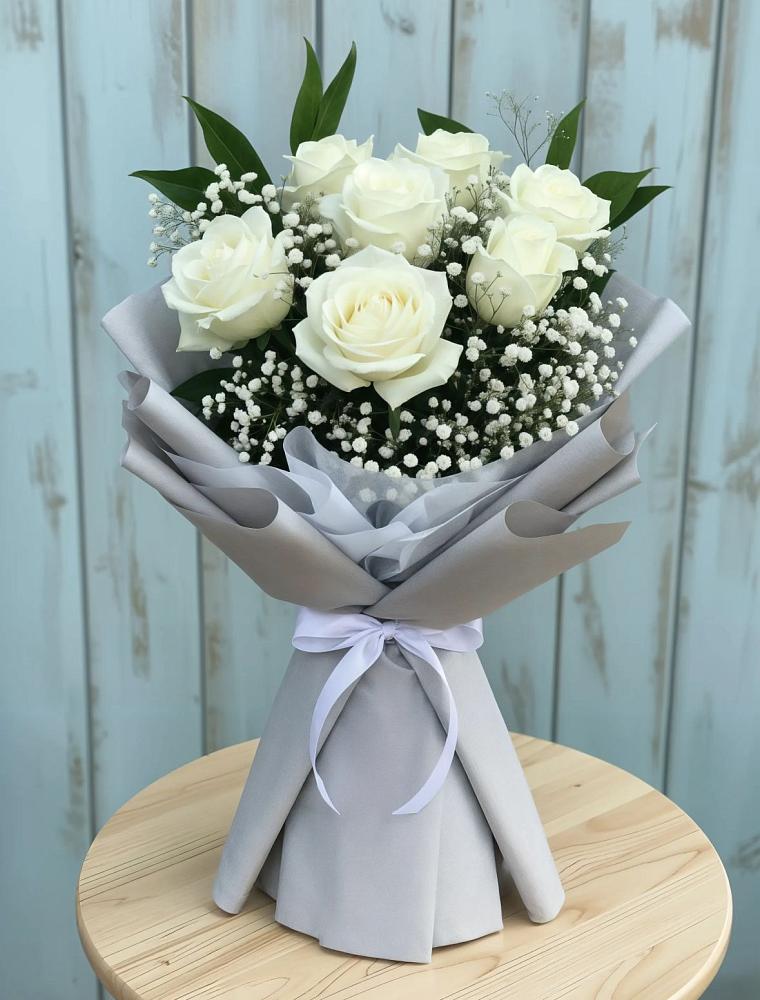 Букет цветов из: Розы в Преградной