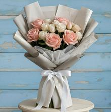 Букет цветов из:  Розы в Преградной