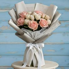 Букет цветов из:  Розы в Преградной