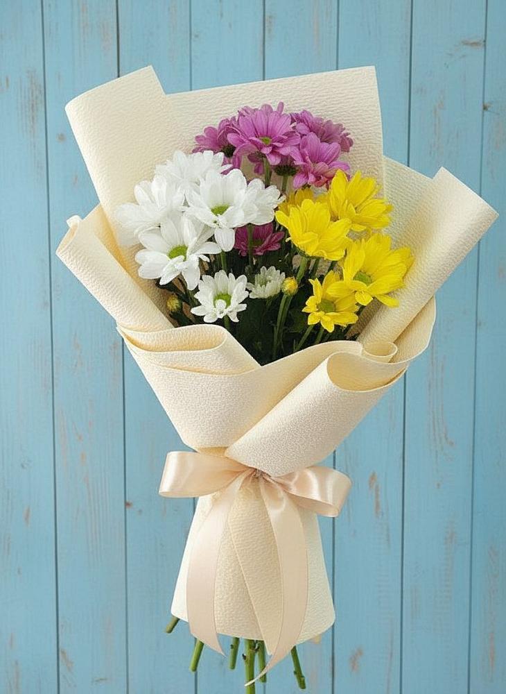 Букет цветов из: Хризантемы в Преградной