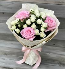 Букет цветов из:  Розы в Преградной