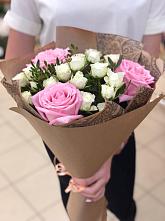 Букет цветов из:  Розы #REPLACE_PRED# Преградной