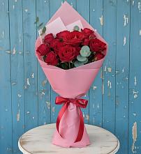 Букет цветов из:  Розы в Преградной