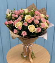 Букет цветов из:  Розы в Преградной