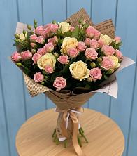 Букет цветов из:  Розы в Преградной