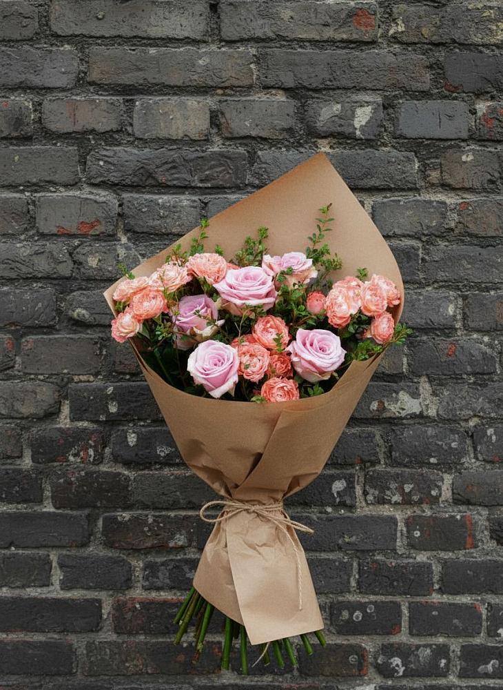 Букет цветов из: Розы в Преградной