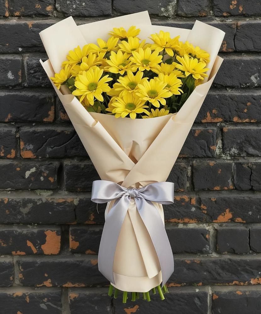 Букет цветов из: Хризантемы в Преградной