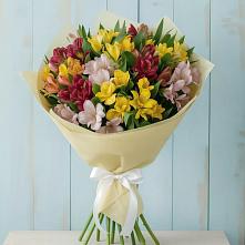 Букет цветов из:  Альстромерии в Преградной