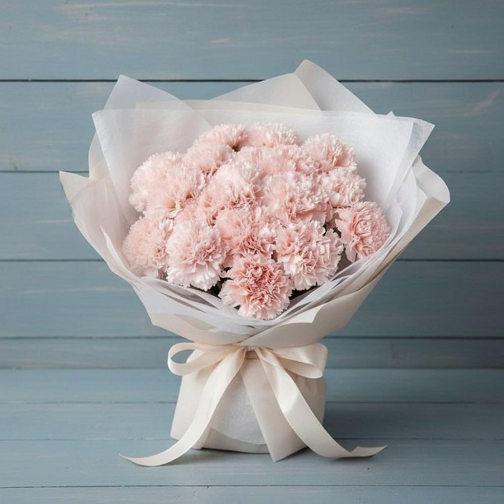 Букет цветов из: Гвоздики в Преградной