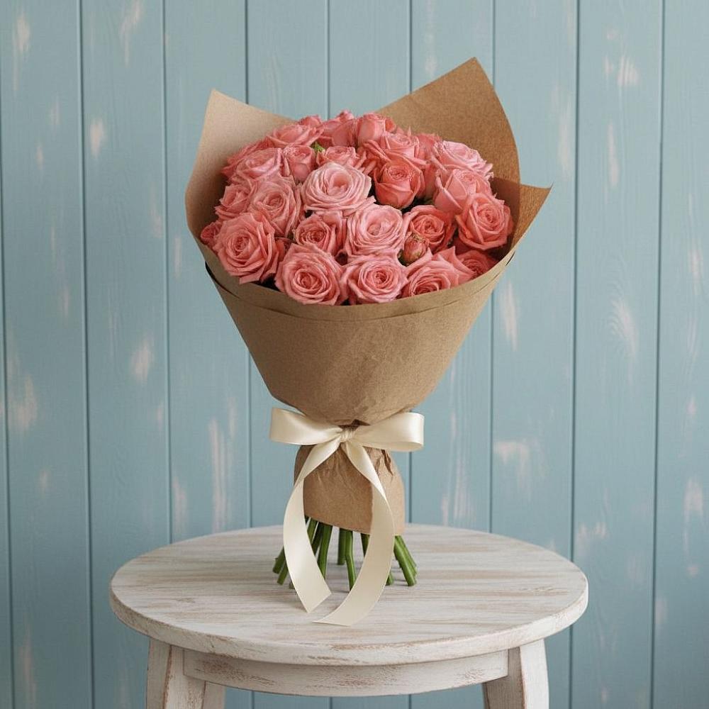 Букет цветов из: Розы в Преградной