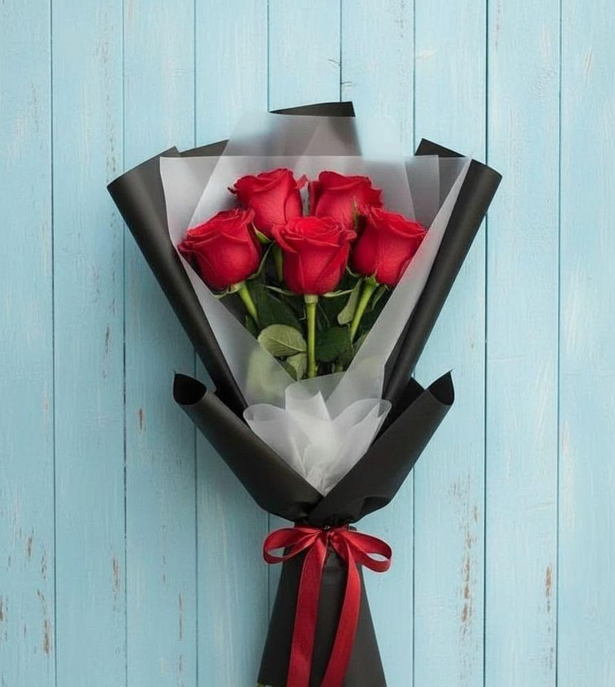 Букет цветов из: Розы в Преградной