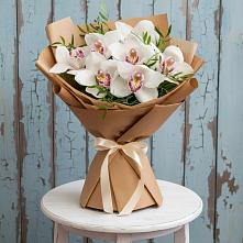 Букет цветов из:  Орхидеи и Розы #REPLACE_PRED# Преградной